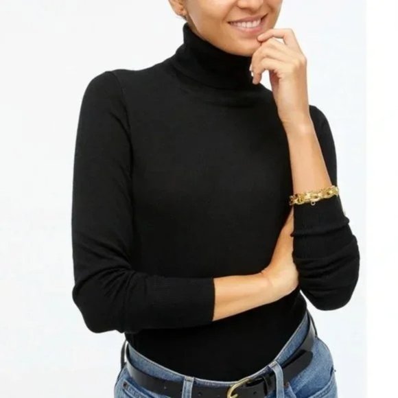 J. Crew Merino Wool Blend Turtleneck Sweater XS - Picture 1 of 4